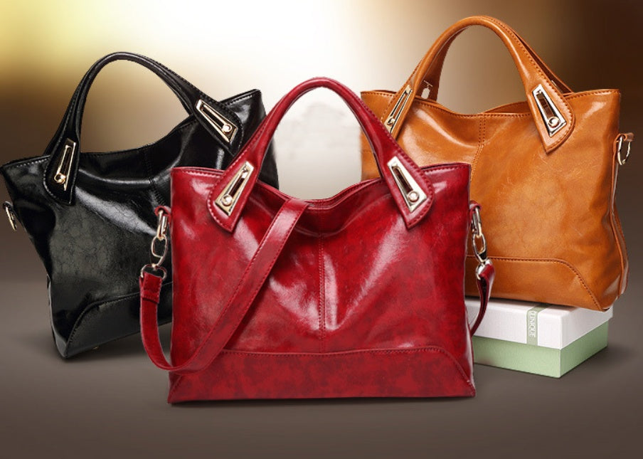 Sarah Express Structured Medium Handbag with Metal Details