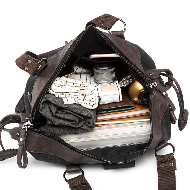 Sarah Express Structured Canvas Travel Shoulder Bag