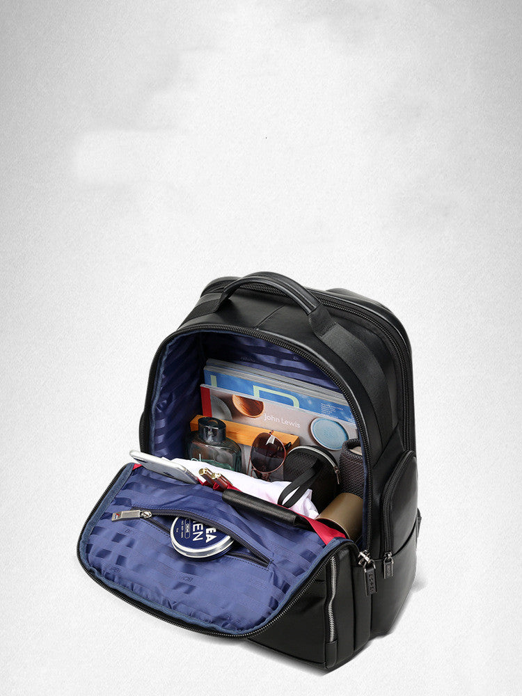 Sarah Express Structured Leather Backpack for Daily Essentials