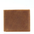 Sarah Express Retro Leather Bi-Fold Men Wallet Brown