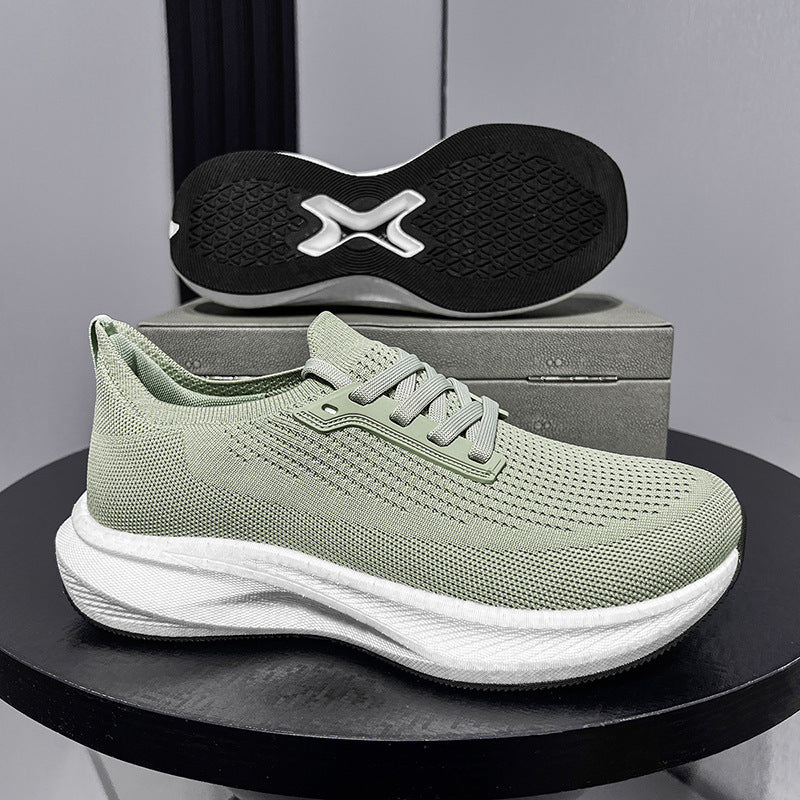 Sarah Express Men's Wide-Toe Breathable Mesh Sneakers