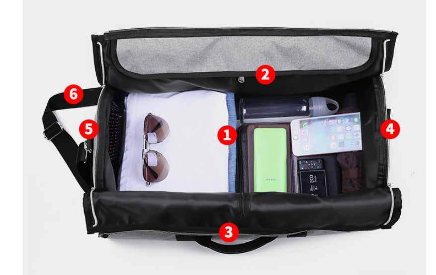 Sarah Express Cylinder Travel Duffel Bag
