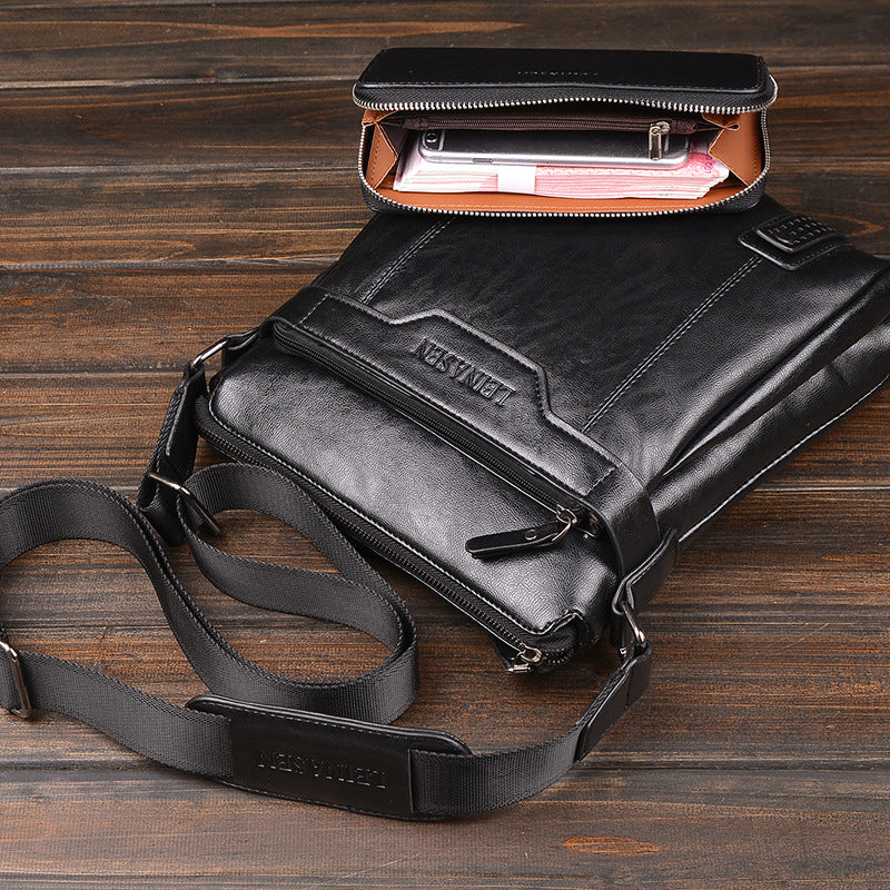 Sarah Express Men's Structured Messenger Shoulder Bag