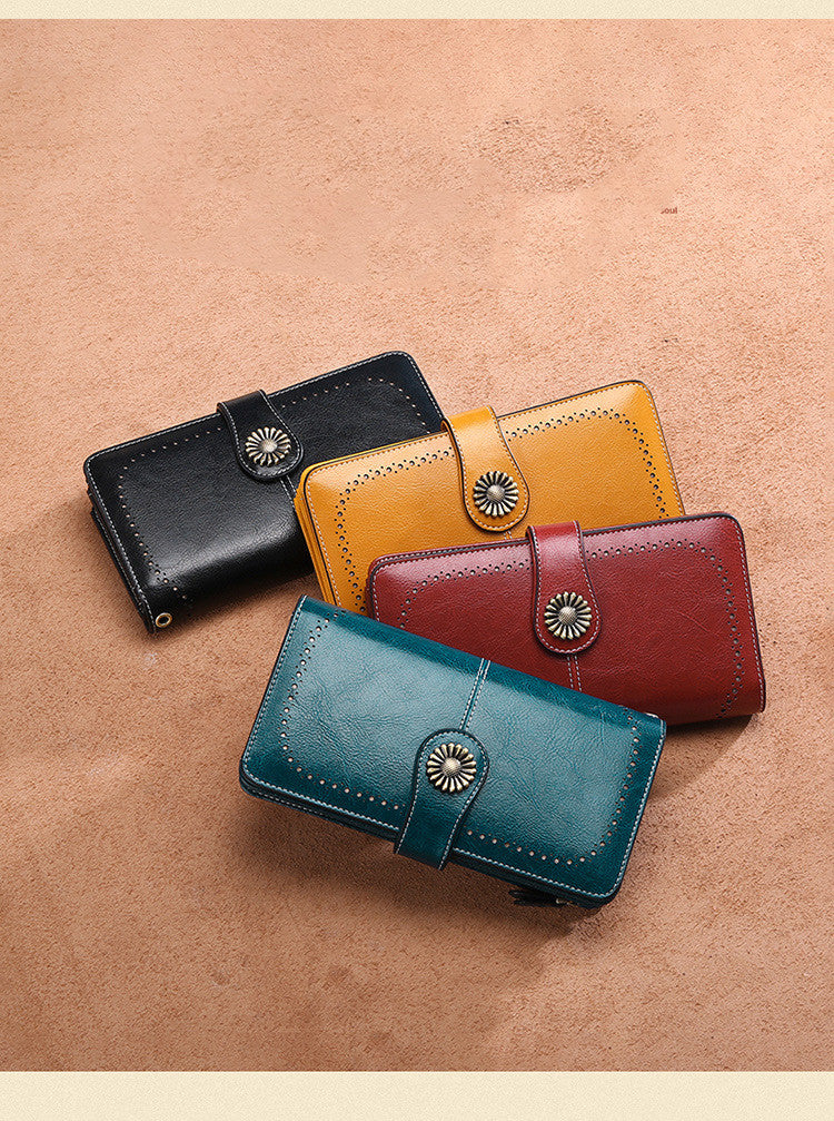 Sarah Express Hollow Design Long Women Clutch Wallet
