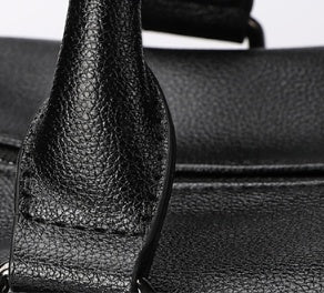 Sarah Express Patchwork Leather Duffle Gym Bag