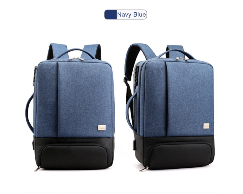 Sarah Express Anti-Theft Laptop Backpack with Shoe Compartment