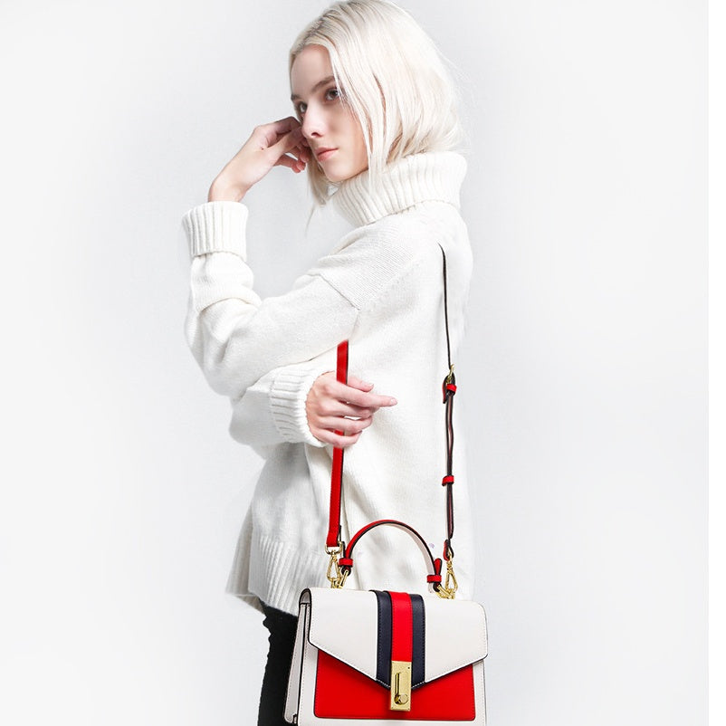 Sarah Express Color Block Structured Small Handbag