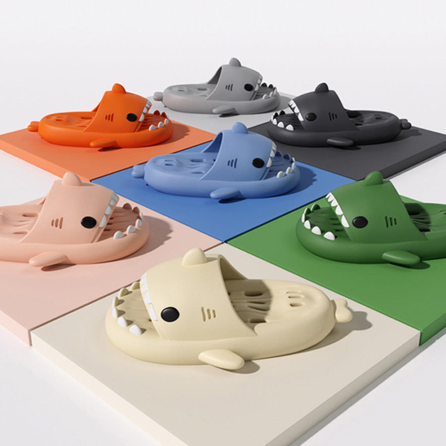 Sarah Express Shark Design EVA Shower Pool Slides