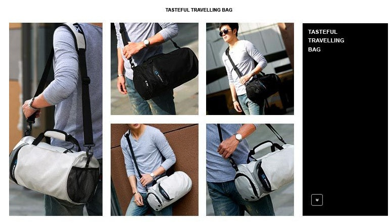 Sarah Express Duffle Bag With Dedicated Shoe Compartment