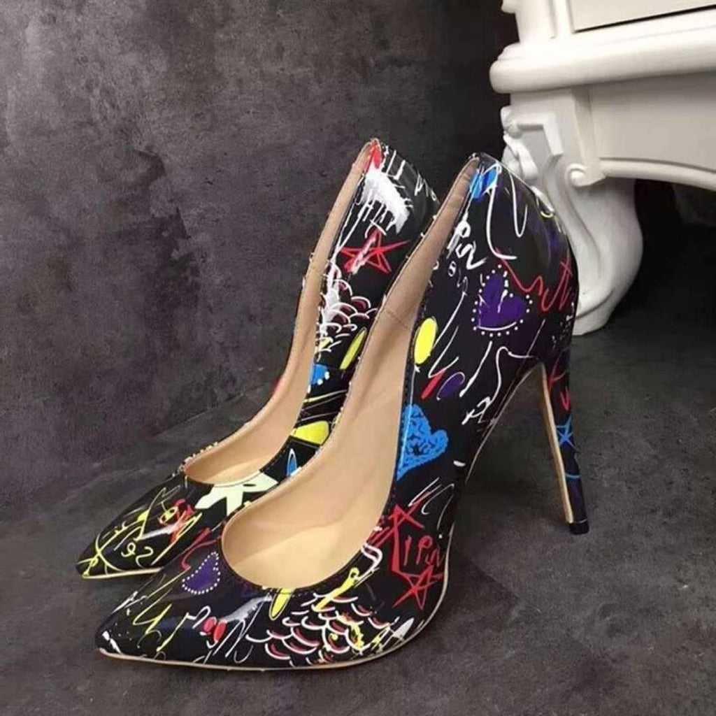 Sarah Express Women's Cutout Platform Open-Toe Heels