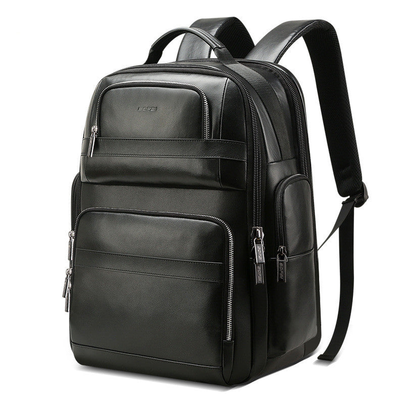 Sarah Express Structured Leather Backpack for Daily Essentials
