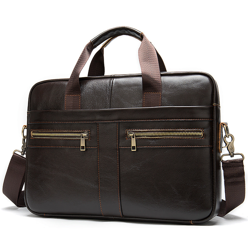 Sarah Express Professional Leather Business Briefcase for Men