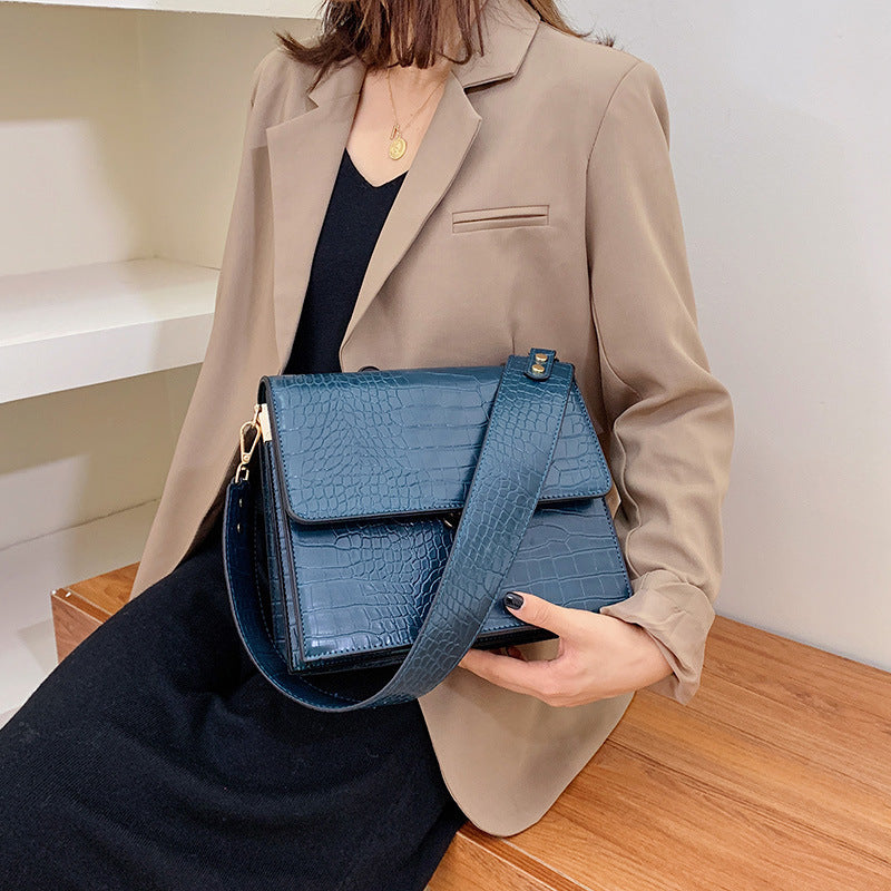 Sarah Express Stone Pattern Structured Shoulder Bag