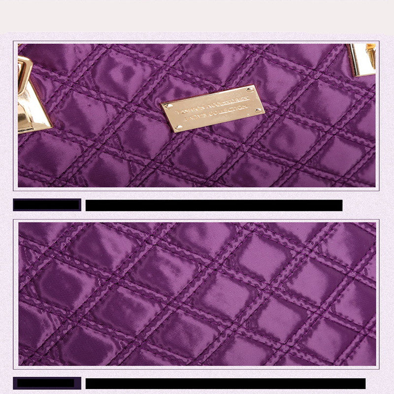 Sarah Express Multi-Piece Quilted Nylon Handbag Set