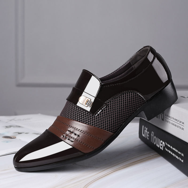 Sarah Express Men's Pointed Toe Business Casual Shoes