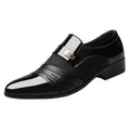 Sarah Express Men's Pointed Toe Business Casual Shoes Black