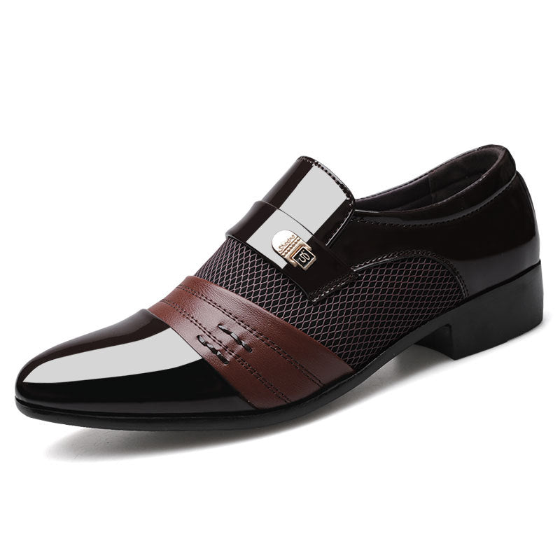 Sarah Express Men's Pointed Toe Business Casual Shoes