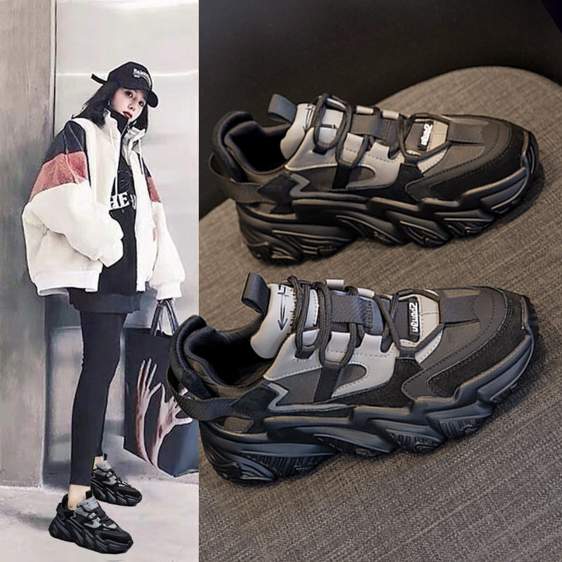 Sarah Express Women's Platform Sneakers Thick Sole Casual Shoes