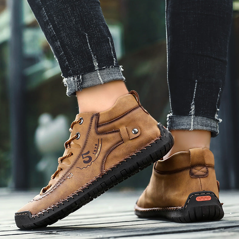 Sarah Express Casual Hand-Stitched Martin Boots