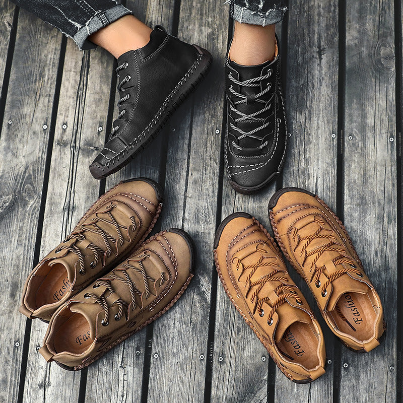 Sarah Express Casual Hand-Stitched Martin Boots
