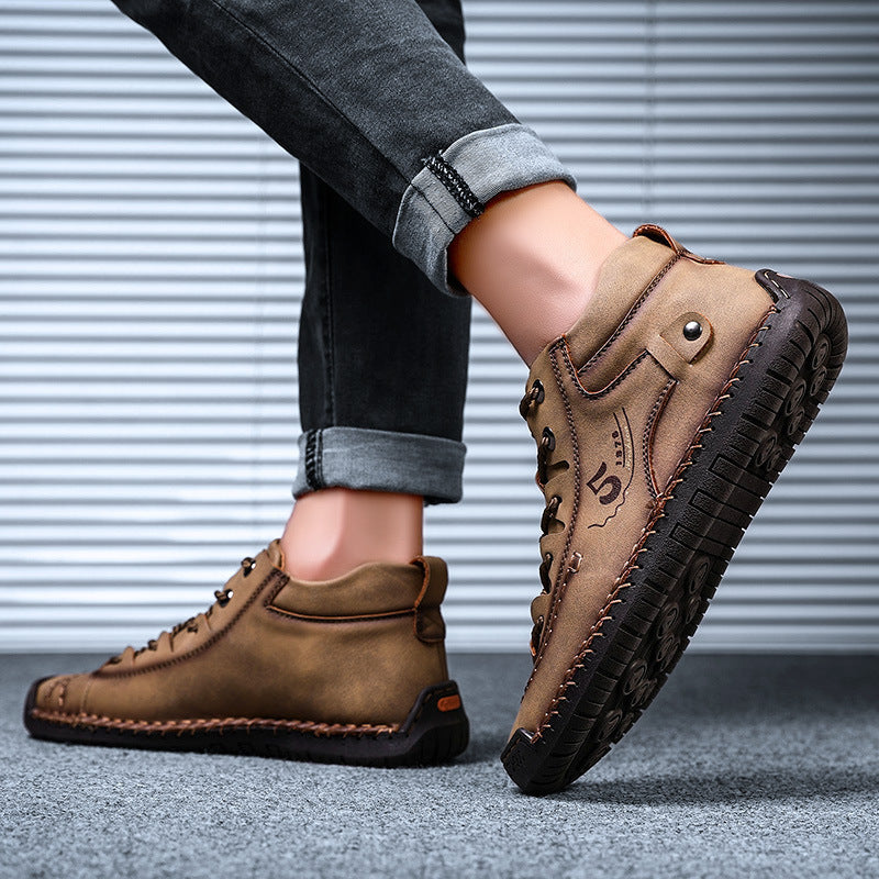 Sarah Express Casual Hand-Stitched Martin Boots