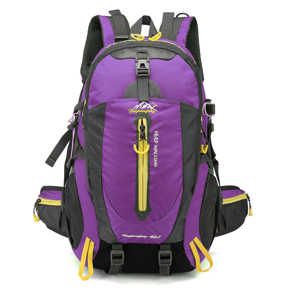 Sarah Express 40L Mountaineering Hiking Camping Travel Backpack Purple