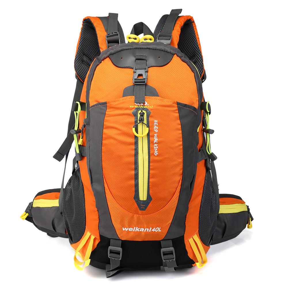 Sarah Express 40L Mountaineering Hiking Camping Travel Backpack Orange