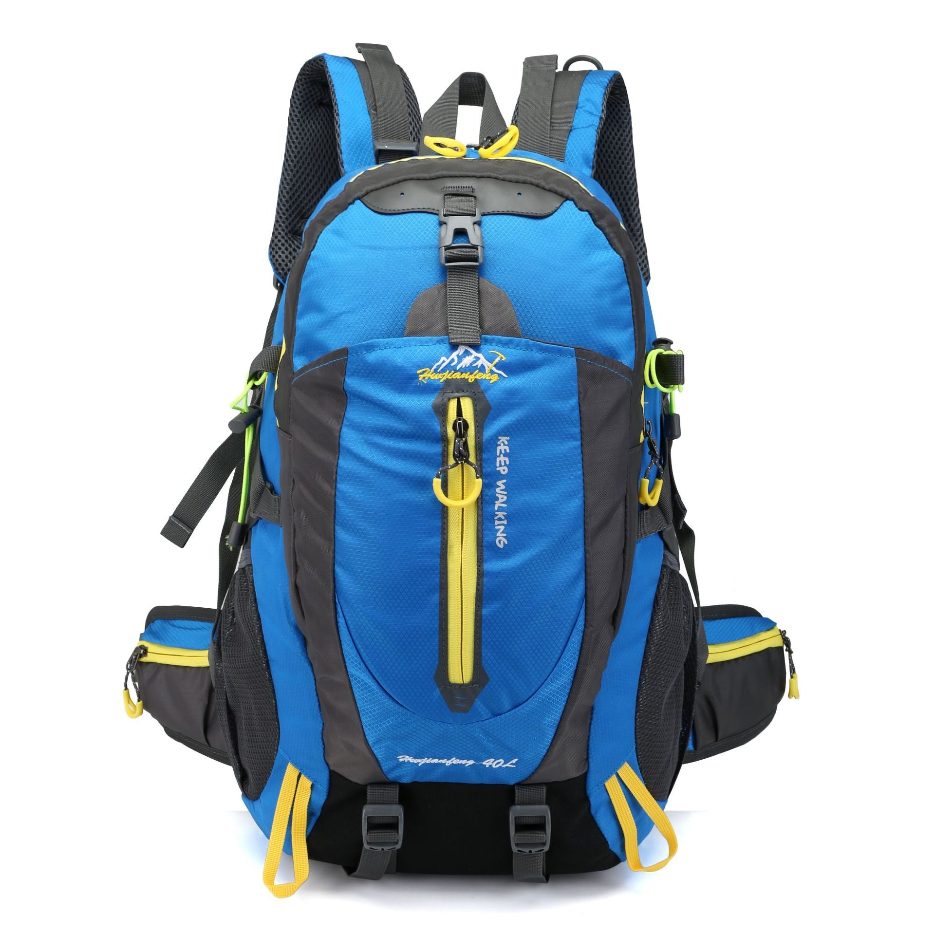 Sarah Express 40L Mountaineering Hiking Camping Travel Backpack Blue