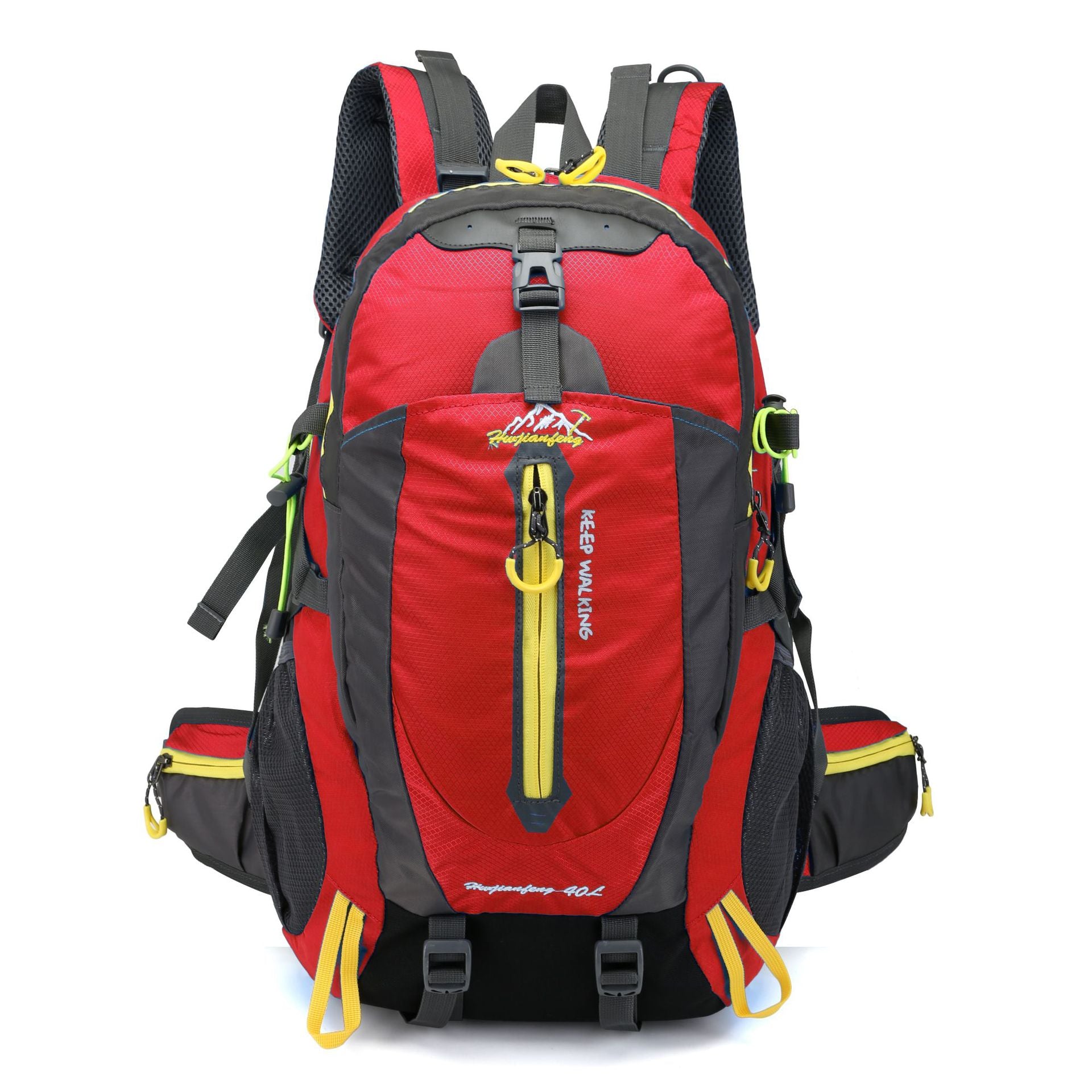 Sarah Express 40L Mountaineering Hiking Camping Travel Backpack Red