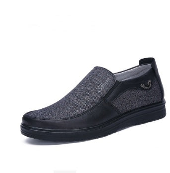 Sarah Express Men's Lightweight Casual Slip-On Flats Gray