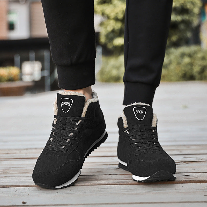 Sarah Express Men's Fleece Lined High Top Boots