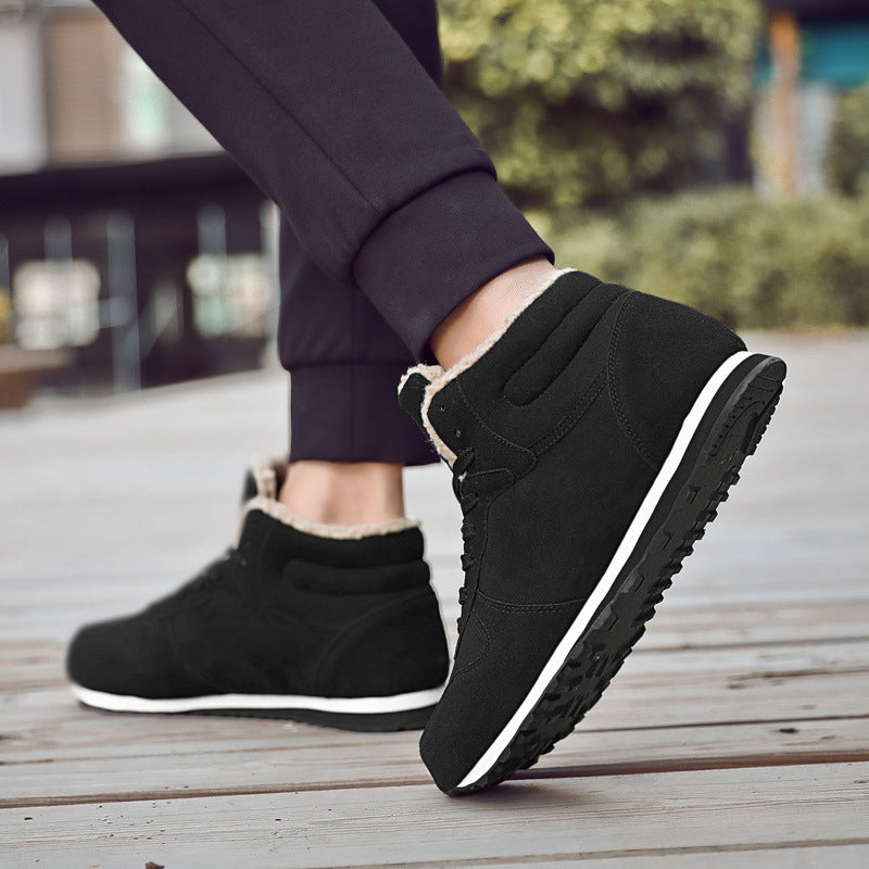 Sarah Express Men's Fleece Lined High Top Boots
