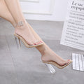 Transparent Platform Pumps with Buckle Detail – sole profile alternate view 5