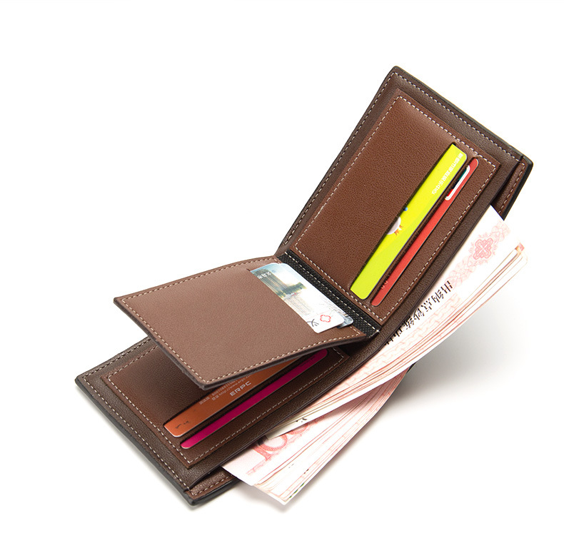 Sarah Express Compact Men's Three-Fold Wallet