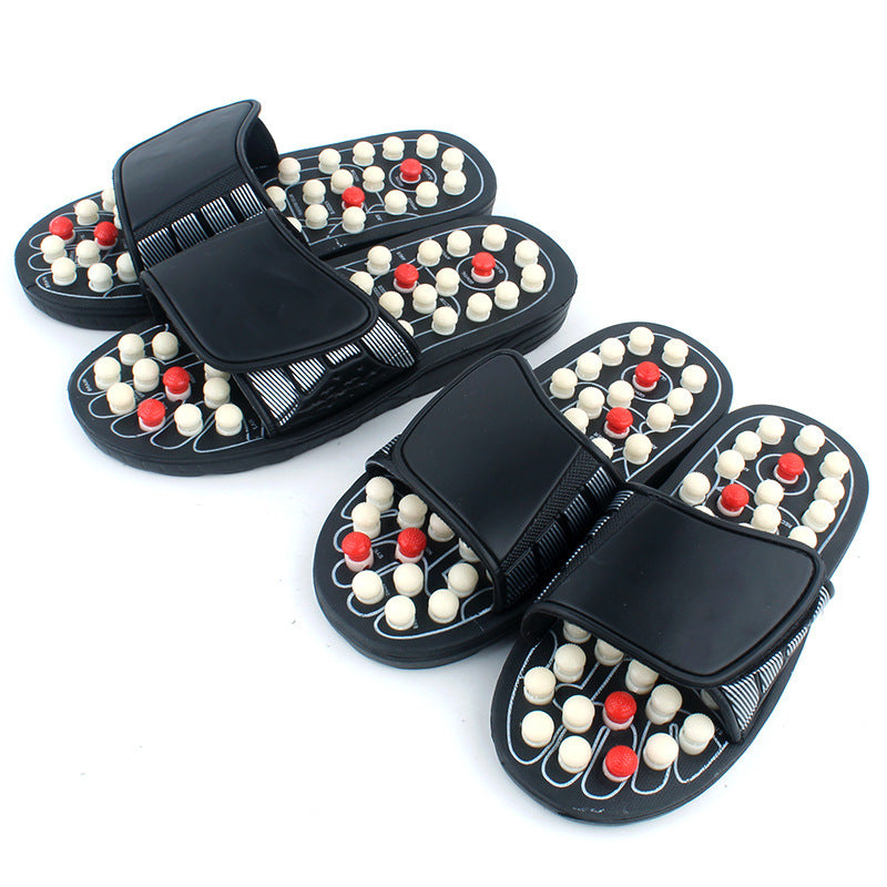 Sarah Express Adjustable Velcro Strap Massage Slippers
