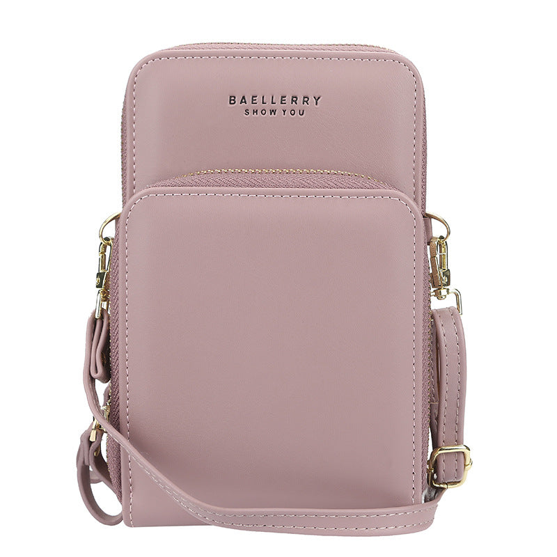 Sarah Express Compact Square Crossbody Mobile Phone Bag Purple