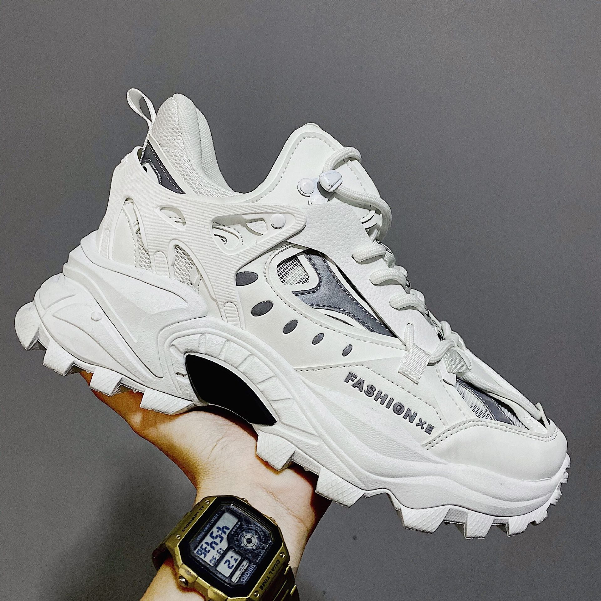 Sarah Express Chunky Lace-Up Daddy Sneakers