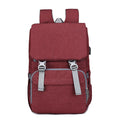 Sarah Express Multifunctional USB Charging Large Capacity Backpack Red