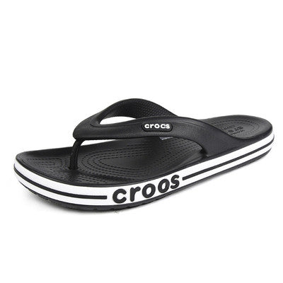 Sarah Express Lightweight EVA Casual Thong Sandals Black