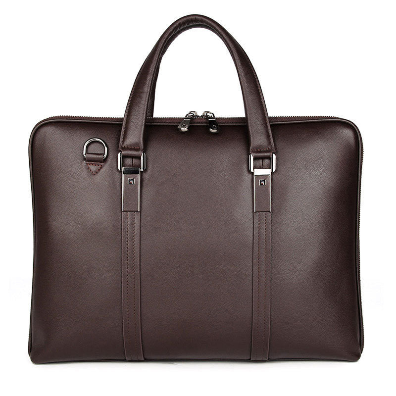 Sarah Express Leather Business Briefcase Handbag