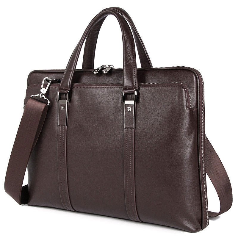 Sarah Express Leather Business Briefcase Handbag