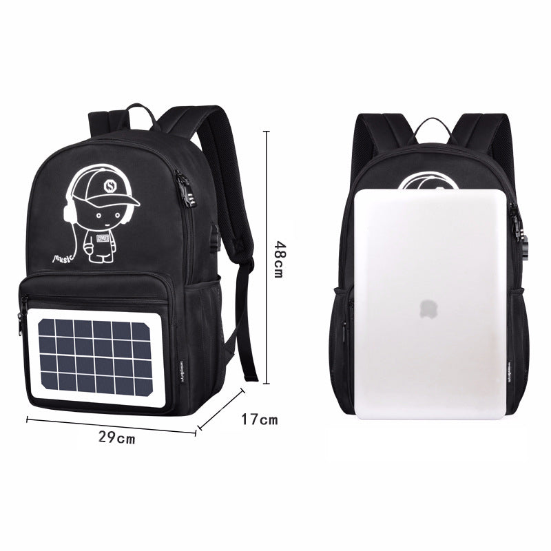 Sarah Express Solar Powered Charging Street Style Backpack