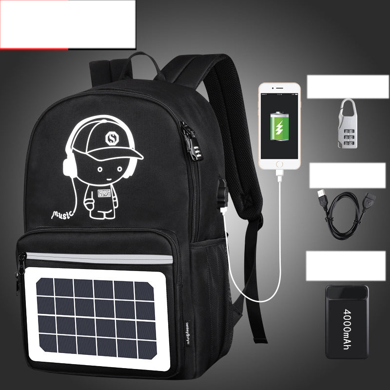 Sarah Express Solar Powered Charging Street Style Backpack