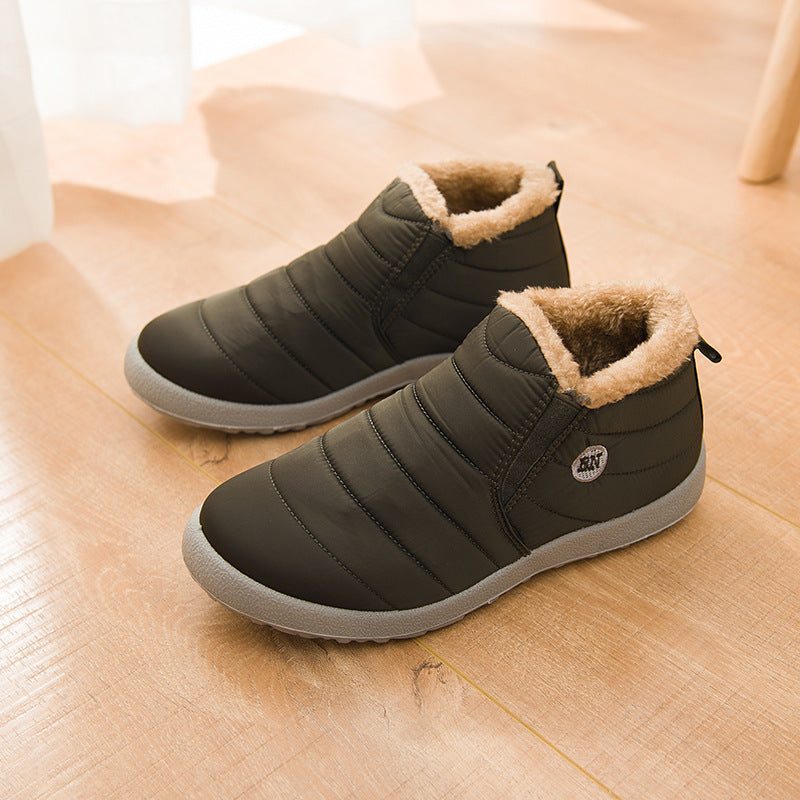 Sarah Express Unisex Waterproof Slip-On Winter Ankle Boots
