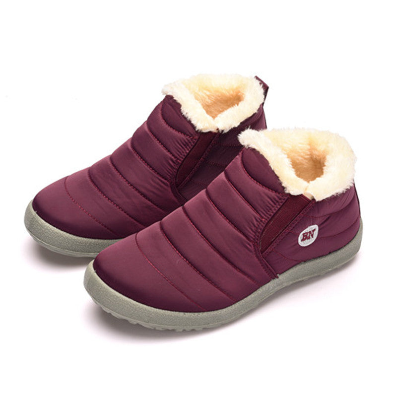 Sarah Express Unisex Waterproof Slip-On Winter Ankle Boots