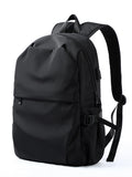 Sarah Express Casual Oxford Fabric Laptop Backpack Black