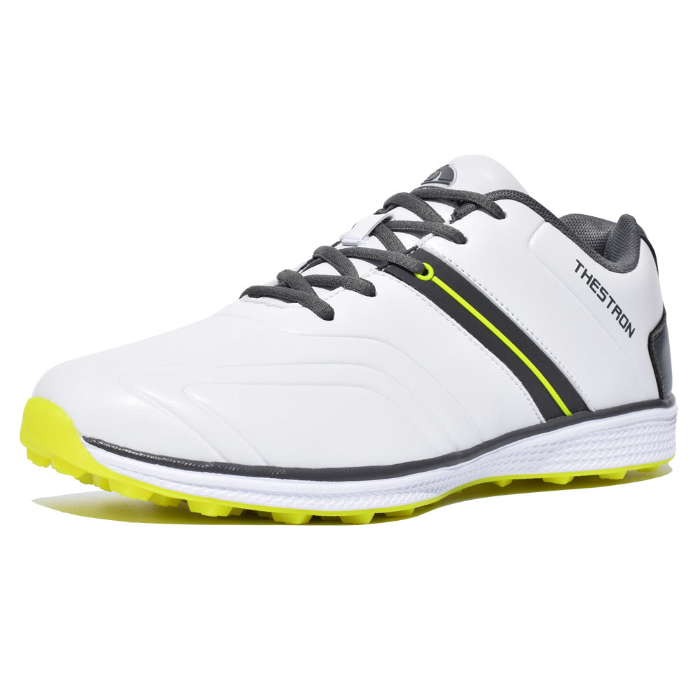 Sarah Express Waterproof Lightweight Athletic Golf Sneakers White