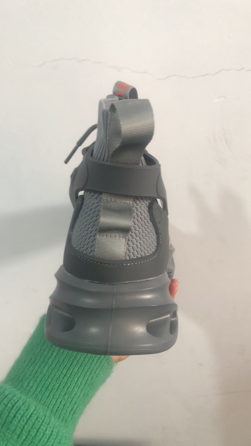 Sarah Express Men's High Top Steel Toe Shoes