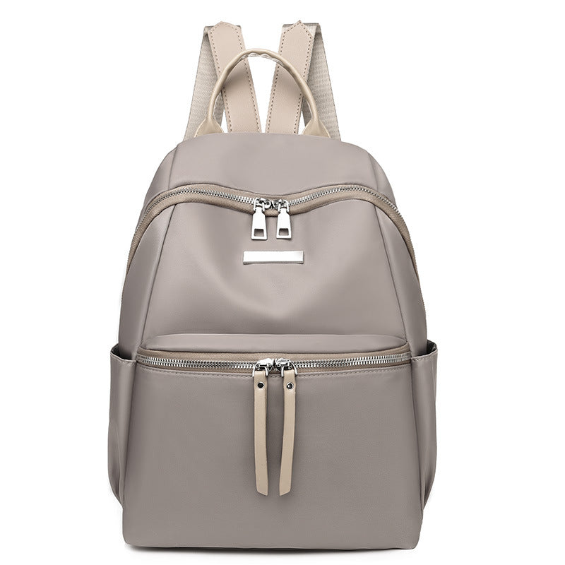 Sarah Express Oxford Cloth Everyday Casual Backpack Khaki