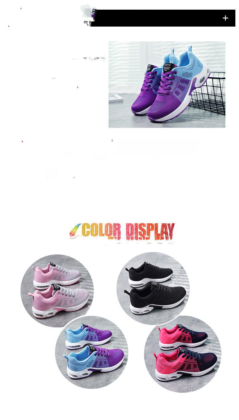 Breathable Mesh Lace-Up Casual Sneakers – lace-up detail alternate view 6